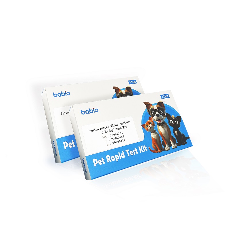 Feline herpesvirus antigen (FHV Ag) ٹیسٹ کٹ